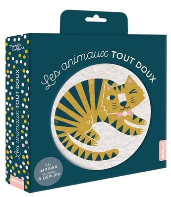 Couverture du livre « Les animaux tout doux » de Michelle Carlslund aux éditions Philippe Auzou