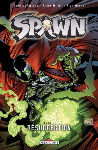 Couverture du livre « Spawn Tome 1 : résurrection » de Alan Moore et Frank Miller et Todd Mcfarlane aux éditions Delcourt