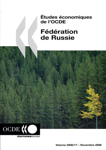 Couverture du livre « Fédération de Russie ; études économiques de l'OCDE t.17 (édition2006) » de  aux éditions Ocde