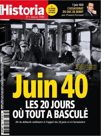 Couverture du livre « Historia mensuel n 882 - juin 2020 » de  aux éditions L'histoire