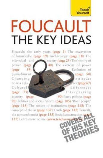 Couverture du livre « Foucault - The Key Ideas: Teach Yourself » de Paul Oliver aux éditions Hodder Education Digital