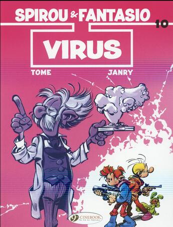 Couverture du livre « Spirou & Fantasio adventures t.10 ; virus » de Tome et Janry aux éditions Cinebook