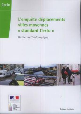 Couverture du livre « L'enquête déplacements villes moyennes 