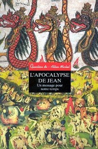 Couverture du livre « L'apocalypse de jean - un message pour notre temps » de  aux éditions Albin Michel