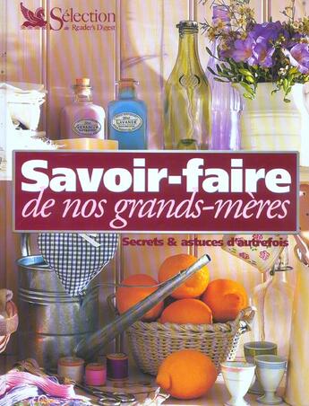 Couverture du livre « Savoir-faire de nos grands-meres » de  aux éditions Selection Du Reader's Digest