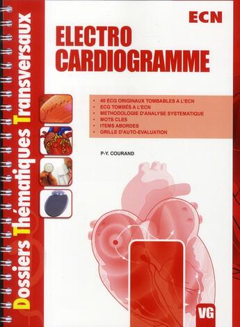 Couverture du livre « Electro-cardiogramme » de P-Y. Courand aux éditions Vernazobres Grego