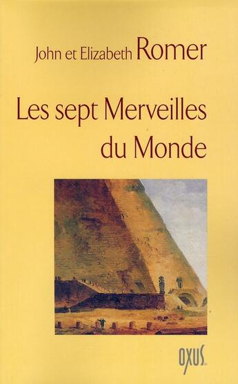 Couverture du livre « Les sept Merveilles du Monde » de Romer aux éditions Oxus