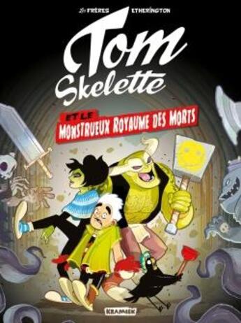 Couverture du livre « Tom Skelette T.1 ; Tom Skelette et le monstrueux royaume des morts » de  aux éditions Paquet