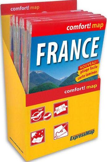 Couverture du livre « Pack 10 expressmap france 2014 » de  aux éditions Expressmap