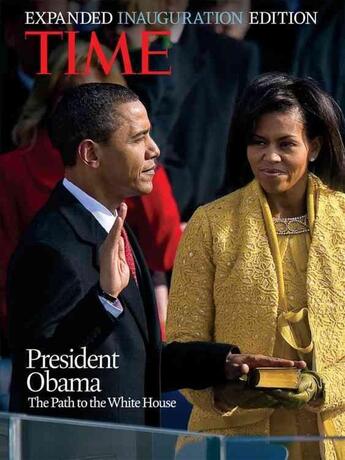 Couverture du livre « Time president obama - the path to the white house. expanded edition » de Time aux éditions 