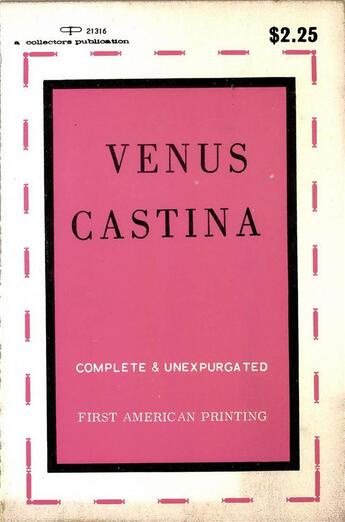 Couverture du livre « Venus Castina » de C.J. Bulliet aux éditions Epagine