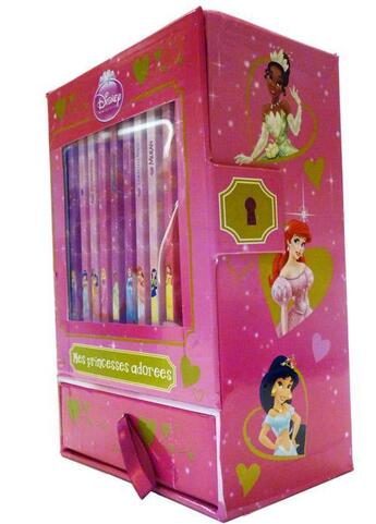 Couverture du livre « Ma bibliothèque ; mes princesses adorées ; coffret » de  aux éditions Disney Hachette