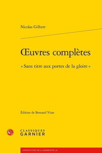 Couverture du livre « Oeuvres complètes : 