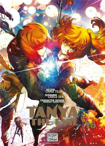 Couverture du livre « Tanya the evil Tome 18 » de Carlo Zen et Chika Tojo et Shinobu Shinotsuki aux éditions Delcourt