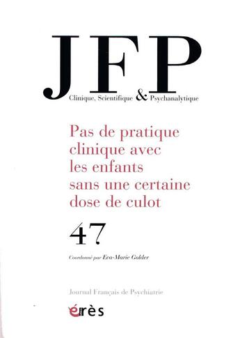 Couverture du livre « Pas de pratique avec les enfants sans une certaine dose de culot » de  aux éditions Eres