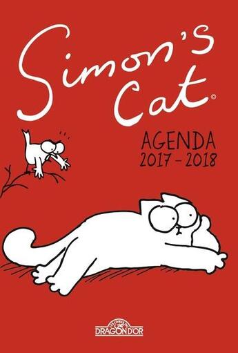 Couverture du livre « Agenda Simon'S Cat 2017-2018 » de Zodiak Kids aux éditions Les Livres Du Dragon D'or
