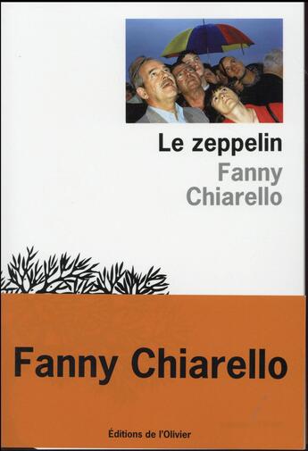 Couverture du livre « Le zeppelin » de Fanny Chiarello aux éditions Editions De L'olivier