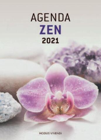 Couverture du livre « Agenda zen 2021 » de  aux éditions Modus Vivendi