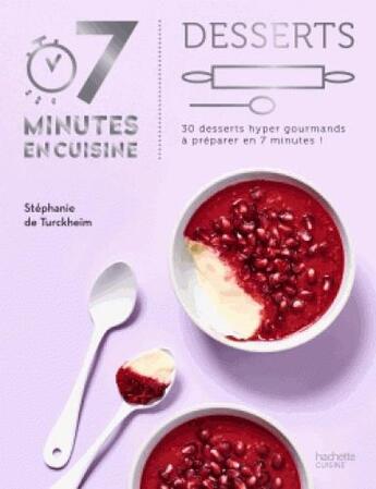 Couverture du livre « Desserts » de Turckheim Stephanie aux éditions Hachette Pratique