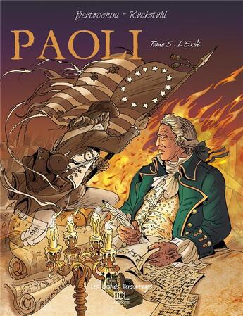 Couverture du livre « Paoli t.5 : l'exilé » de Frederic Bertocchini et Eric Ruckstuhl aux éditions Dcl