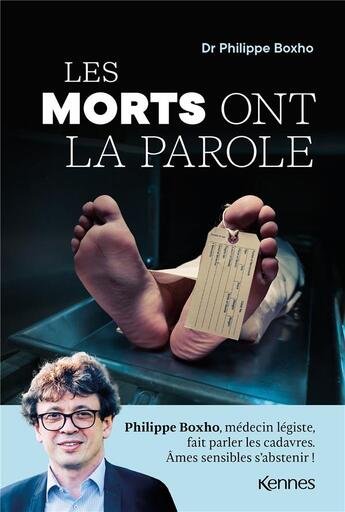 Couverture du livre « Les morts ont la parole » de Philippe Boxho aux éditions Les 3 As