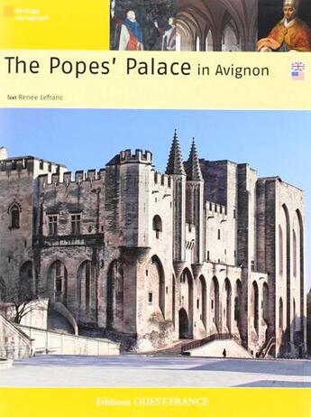 Couverture du livre « Palais des papes d'avignon - anglais » de Renee Lefranc aux éditions Ouest France