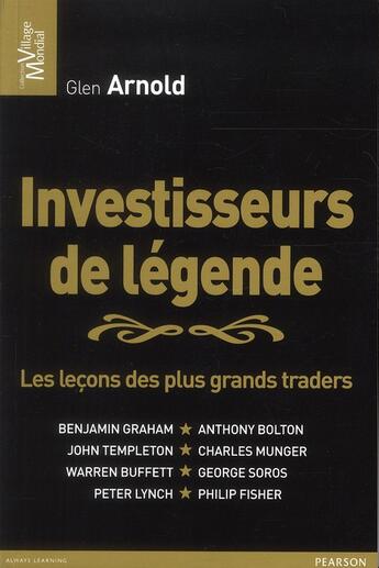 Couverture du livre « Investisseurs de legende » de Arnold Gien aux éditions Pearson