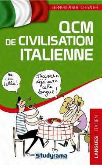 Couverture du livre « QCM de civilisation italienne » de  aux éditions Studyrama