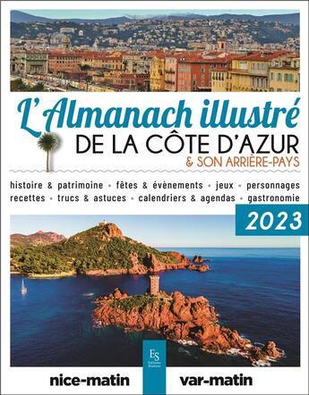 Couverture du livre « L'almanach illustré de La Côte d'Azur » de  aux éditions Editions Sutton