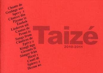 Couverture du livre « Chants de Taizé (édition 2010-2011) » de  aux éditions Presses De Taize