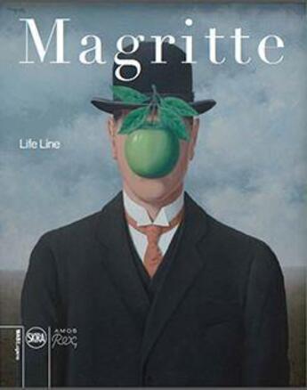 Couverture du livre « Rene magritte life line » de Xavier Canonne aux éditions Skira