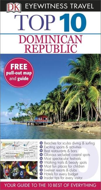 Couverture du livre « TOP 10 ; DOMINICAN REPUBLIC » de  aux éditions Dorling Kindersley