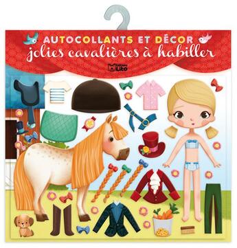 Couverture du livre « Autocollants habiller cavalier » de  aux éditions Lito