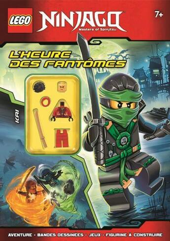 Couverture du livre « Lego Ninjago - masters of Spinjitzu ; l'heure des fantômes » de  aux éditions Carabas