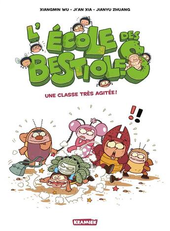 Couverture du livre « L'école des bestioles- les coléoptères Tome 1 » de Wu Xiangmin et Jian Xia et Zhuang Jianyu aux éditions Paquet