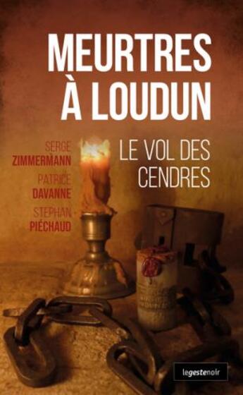 Couverture du livre « Meurtres à Loudun » de Serge Zimmermann et Patrice Davanne aux éditions Geste