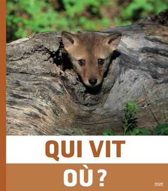 Couverture du livre « Qui vit où ? » de  aux éditions Milan