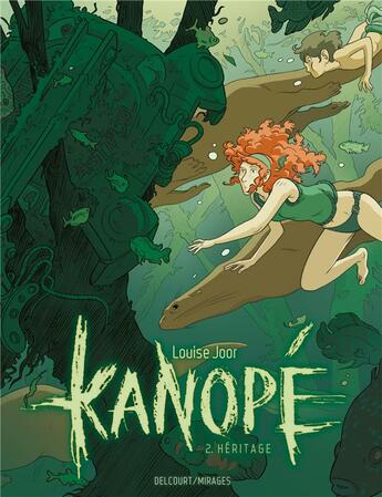 Couverture du livre « Kanopé Tome 2 : héritage » de Louise Joor aux éditions Delcourt