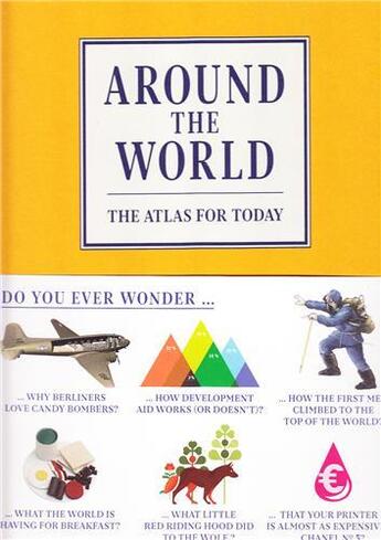 Couverture du livre « Around the world the atlas for today /anglais » de Gestalten aux éditions Dgv