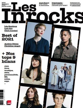 Couverture du livre « Les inrockuptibles mensuel n 6 : best of 2021 - dec/janv 2021/2022 » de  aux éditions Les Inrocks