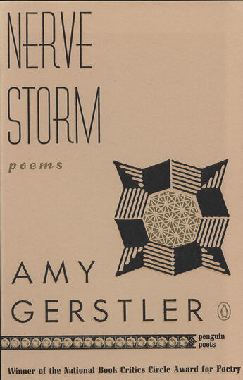 Couverture du livre « Nerve Storm » de Gerstler Amy aux éditions Penguin Group Us