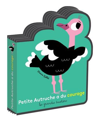 Couverture du livre « Petite autruche a du courage » de Marion Billet aux éditions Gallimard-jeunesse