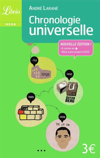 Couverture du livre « Chronologie universelle » de Andre Larane aux éditions J'ai Lu