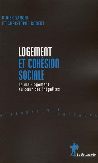 Couverture du livre « L'action sociale et la question du logement » de Vanoni/Robert aux éditions La Decouverte