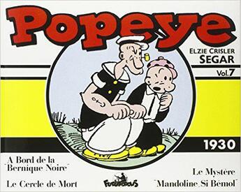 Couverture du livre « Popeye t.7 ; 1930 » de Elzie Crisler Segar aux éditions Futuropolis