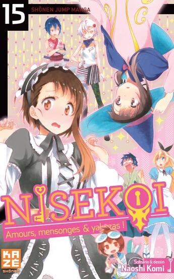 Couverture du livre « Nisekoi - amours, mensonges et yakusas ! t.15 » de Naoshi Komi aux éditions Crunchyroll