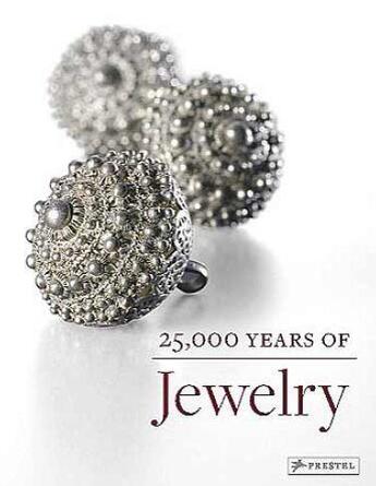 Couverture du livre « 25000 years of jewelry (hardback) » de Staatliche Museen Zu aux éditions Prestel