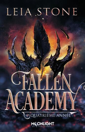 Couverture du livre « Fallen Academy Tome 3 : Quatrième année » de Leia Stone aux éditions Mxm Bookmark