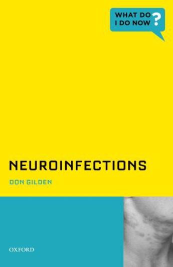 Couverture du livre « Neuroinfections » de Gilden Don aux éditions Oxford University Press Usa