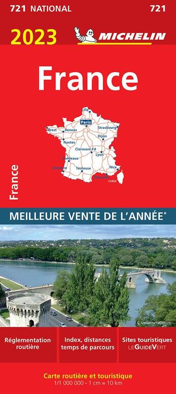 Couverture du livre « France (édition 2023) » de Collectif Michelin aux éditions Michelin